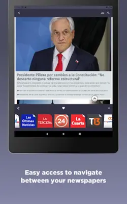 Chilean Newspapers android App screenshot 1